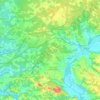 Topografische Karte 40230, Höhe, Relief