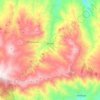 Topografische Karte Bacares, Höhe, Relief