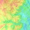 Topografische Karte Chapel Hill, Höhe, Relief