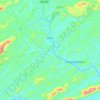 Topografische Karte Italva, Höhe, Relief