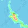 Topografische Karte Hikdop Island, Höhe, Relief