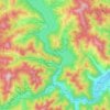 Topografische Karte Bicaz, Höhe, Relief