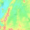 Topografische Karte Frei Martinho, Höhe, Relief
