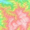 Topografische Karte Haku, Höhe, Relief