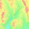 Topografische Karte Arizpe, Höhe, Relief
