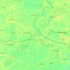 Topografische Karte ঘিওর উপজেলা, Höhe, Relief