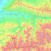 Topografische Karte Ноҳияи Панҷакент, Höhe, Relief