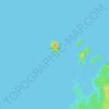 Topografische Karte Creak Islands, Höhe, Relief