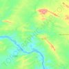 Topografische Karte Traipu, Höhe, Relief