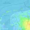 Topografische Karte West Frisian Islands, Höhe, Relief