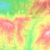 Topografische Karte Omodos, Höhe, Relief