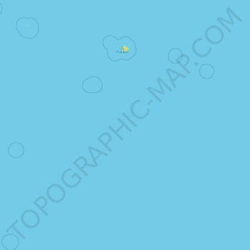 Topografische Karte Pohnpei, Höhe, Relief