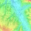 Topografische Karte Peschadoires, Höhe, Relief