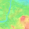 Topografische Karte Кировское городское поселение, Höhe, Relief