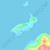 Topografische Karte Isla Grande, Höhe, Relief