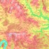 Topografische Karte Hemau, Höhe, Relief