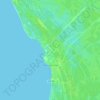 Topografische Karte Port Saint Joe, Höhe, Relief