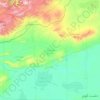 Topografische Karte دهستان حومه, Höhe, Relief