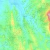 Topografische Karte Berat, Höhe, Relief
