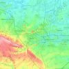 Topografische Karte Communauté d'agglomération de Lens-Liévin, Höhe, Relief