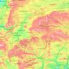 Topografische Karte Wiltshire, Höhe, Relief