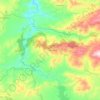 Topografische Karte Ain Soltane, Höhe, Relief
