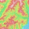 Topografische Karte Ledro, Höhe, Relief