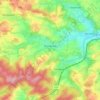 Topografische Karte Rockensüß, Höhe, Relief