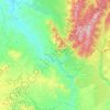 Topografische Karte Quesada, Höhe, Relief