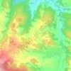 Topografische Karte Alletswind, Höhe, Relief