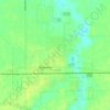 Topografische Karte Pawnee, Höhe, Relief