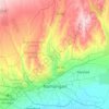 Topografische Karte Namangan, Höhe, Relief