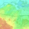 Topografische Karte Lány na Důlku, Höhe, Relief