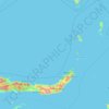 Topografische Karte North Sulawesi, Höhe, Relief