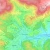 Topografische Karte Oberaula, Höhe, Relief
