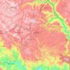Topografische Karte Huyện Đồng Văn, Höhe, Relief