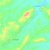 Topografische Karte Papagaio, Höhe, Relief