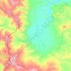 Topografische Karte دهستان مرگور, Höhe, Relief
