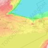 Topografische Karte Niagara Peninsula, Höhe, Relief