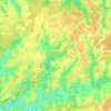 Topografische Karte Le Fay, Höhe, Relief