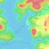 Topografische Karte Podskalí, Höhe, Relief