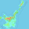 Topografische Karte Ishigaki-jima, Höhe, Relief