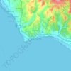 Topografische Karte Santa Marinella, Höhe, Relief