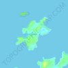 Topografische Karte Isla Mina, Höhe, Relief