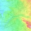 Topografische Karte Carpentras, Höhe, Relief