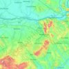 Topografische Karte Komárom-Esztergom, Höhe, Relief