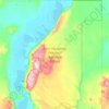 Topografische Karte Hart Mountain National Antelope Refuge, Höhe, Relief