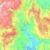 Topografische Karte Δημοτική Ενότητα Αμφίσσης, Höhe, Relief