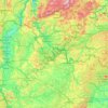 Topografische Karte La Sarre, Höhe, Relief