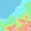 Topografische Karte Kabupaten Nabire, Höhe, Relief